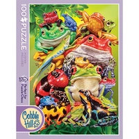 Cobble Hill 100pc Frog Business Jigsaw Puzzle 46002