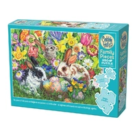 Cobble Hill Easter Bunnies Family 350pc Jigsaw Puzzle