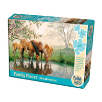 Cobble Hill 350pc Horse Family *Family Jigsaw Puzzle