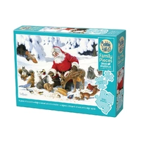 Cobble Hill 350pc Santa Claus & Friends  Jigsaw Puzzle 47028