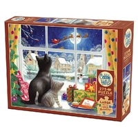Cobble Hill 500pc Waiting for St. Nick Jigsaw Puzzle 48035