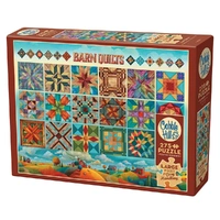 Cobble Hill 275pc Barn Quilts Jigsaw Puzzle 48040