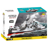 Cobi World War 2 HMS Belfast (1515 Piece Kit) Model Brick Kit