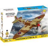 Cobi World War 2 Supermarine Spitfire MK. IXE Construction Set (364 Pieces) Model Brick Kit