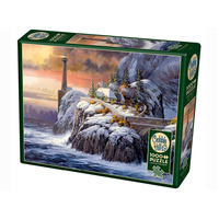 Cobble Hill 1000pc Winter Lighthouse Jigsaw Puzzle