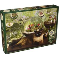 Cobble Hill 1000pc Terrarium Cat