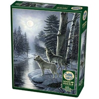 Cobble Hill 1000pc Wolves By Moonlight Jigsaw Puzzle