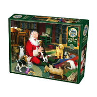 Cobble Hill 1000pc Santa's Playtime Jigsaw Puzzle