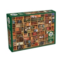Cobble Hill 1000pc The Cat Library Jigsaw Puzzle