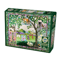 Cobble Hill 1000pc Wind In The Whiskers Jigsaw Puzzle