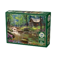 Cobble Hill 1000pc Fishing Cabin  Jigsaw Puzzle 40199