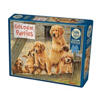 Cobble Hill 500pc Golden Puppies Jigsaw Puzzle