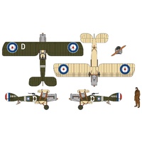 Corgi 1/48 Bristol F2B Fighter - D-8063 - Royal Sortie - RAF No.139 Squadron - Villaveria Aerodrome - September 1918 Diecast Aircraft
