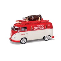Corgi 1/43 Coca-Cola Volkswagen Campervan Type 2 (T1) Split Screen - Giant Coke Bottle Diecast
