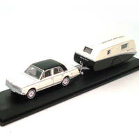 Cooee 1/87 1963 VG Valiant Regal and Highway Cruiser Caravan Set R.045