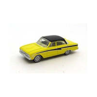 Cooee 1/87 Road Ragers 1960 XK Falcon Sedan - Acacia Yellow with black roof