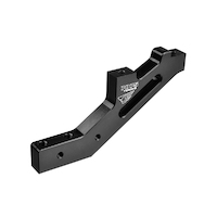 Team Corally - Chassis Brace V2 - Front - Swiss Made 7075 T6 - Hard Anodised - Black - Made In Italy - Fits all TC 1/8 Cars - 1pc