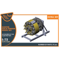 Clear Prop 1/72 Gloster E28/39 Pioneer engine set Plastic Model Kit