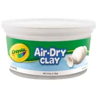 Crayola 1.13kg Air Dry Clay in a Tub - White