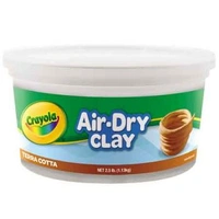 Crayola 1.13kg Air Dry Clay in a Tub - Terracotta