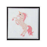 CrystalArt - Fairytale Unicorn, 9x9cm Motif