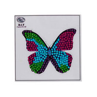 CrystalArt - Disco Butterfly, 9x9cm Motif