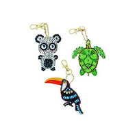 CrystalArt - Exotic Animls, Keyring Kit