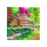 CrystalArt - Friendship Cottage 30x30cm Kit