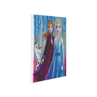 CrystalArt - Elsa, Anna & Olaf, 30x30cm Kit