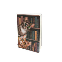 CrystalArt - Cats in the Library Notebook 18x26cm