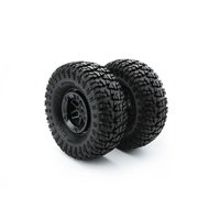Carisma SCA-1E Wheel and Tire Set, 2pcs