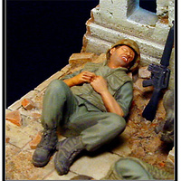 Callsign 1/35 Exhausted US Marine Vietnam