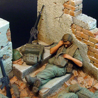 Callsign 1/35 Weary US Marine On Radio Vietnam
