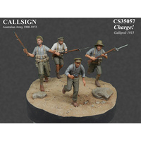 Callsign 1/35 Charge Gallipoli 1915 (4 Figure Vignette)