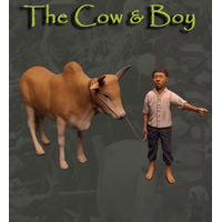 Callsign 1/35 The Cow & boy, Vietnam
