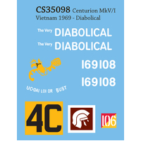 Callsign Aust Centurion "The Very Diabolical" Decals