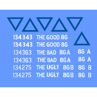 Callsign 1/35 The Good the Bad The Ugly M113 Vietnam Decals