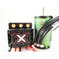 Castle Creations Monster X Brushless ESC with 1515-2200kv Sensored Motor, 010-0145-06