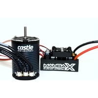 Castle Creations Mamba X Brushless ESC, 1406-1900Kv Motor, 25.2v WP Crawler Combo