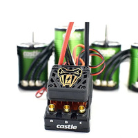 Castle Creations Copperhead 10 4S Brushless Sensored ESC with 1410-3800kv 5mm Shaft Motor, 010-0166-11