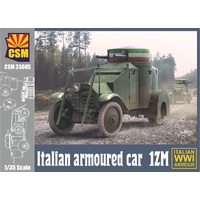 CSM 1/35 Italian Armoured Car IZM Plastic Model Kit