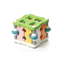Cubika Find the shape square LS-3 Wooden Toy