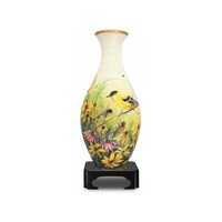 PUZZLE VASE GOLDFINCHES