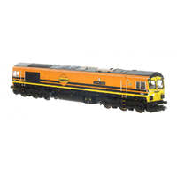 Dapol N Class 66 66413 Freightliner Orange & Black Lest We Forget Locomotive