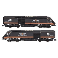 Dapol N Gauge Class 43 HST Grand Central Twin Pack 43480 & 43480 Buffers