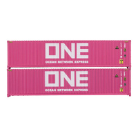 Dapol N Gauge 40ft CONTAINER PINK ONE 607607 - 8 607861 - 4