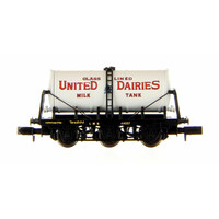 Dapol N 6 Wheel Milk Tanker United Dairies Wagon