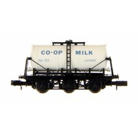 Dapol N 6 Wheel Milk Tanker Co-op London