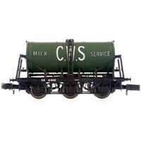 Dapol N 6 Wheel Milk Tanker CWS Green 4409