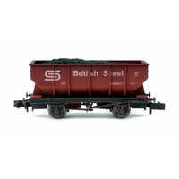 Dapol N 21t Ton Steel Hopper British Steel 33 Weathered